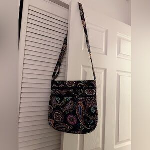 Vera Bradley Bandana Swirl Triple Zip Crossbody